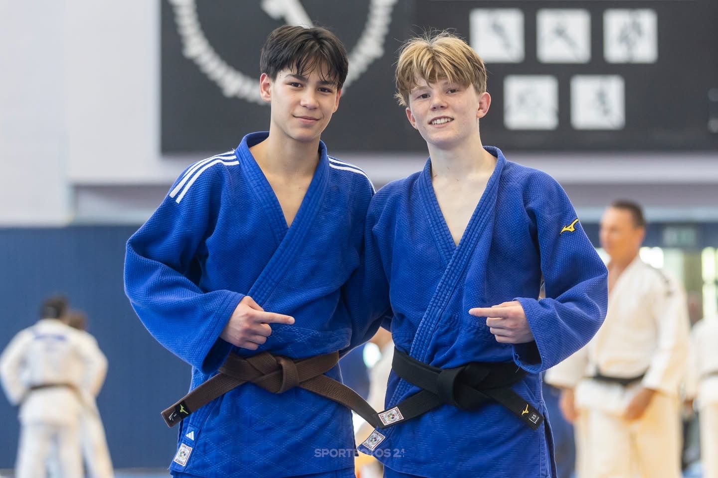 Training met teamgenoot